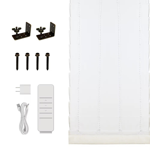 Persianas Romanas SAMADHI con Control Eléctrico Inalámbrico, Persianas Inteligentes Opacas de Tamaño Personalizado, Persianas Romanas Plisadas con Control Eléctrico Inalámbrico - Product Image 4