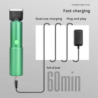 Tondeuse à cheveux pour chien de berger sans fil avec lame en céramique, batterie au lithium rechargeable haute puissance et faible bruit personnalisée