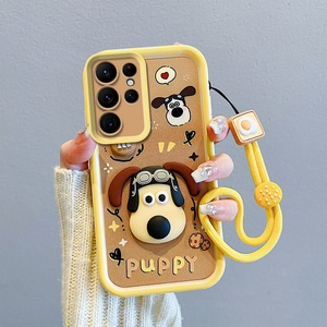 Funda para Teléfono Móvil <span class=keywords><strong>Samsung</strong></span> S24 S23 S22, Nueva Funda Protectora Tridimensional con Dibujos Animados y Correa de Mano Anticaídas 2024 - Product Image 6