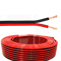12/2 14/2 16/2 18/2 Jauge Rouge Noir Câble Haut-Parleur Fil LED Bande Lumière Rallonge 12V/24V DC Câble pour LED Bande Éclairage