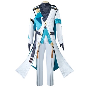 <span class=keywords><strong>Honkai</strong></span>: ชุดคอสเพลย์ <span class=keywords><strong>Luocha</strong></span> ตัวละครราวดาวชุดคอสเพลย์สีฟ้าเทปคาดเอวชุดคอสเพลย์ชายพร้อมถุงมือ - Product Image 1