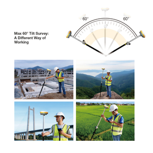 Nuevo Toptech TK-200 GPS GNSS RTK AR Stake Out Down CAMERA IMU RTK P9IV Controller Software Surpad GNSS FOIF A90 FOIF A66MAX LA - Product Image 4