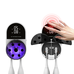 ที่วางแปรงสีฟันแบบ UV 2 ช่อง พร้อมฝาเปิด-ปิดอัตโนมัติด้วยคลื่นแม่เหล็กไฟฟ้า ความจุแบตเตอรี่ 2000 มิลลิแอมป์  แบบแฮนด์ฟรี - Product Image 6