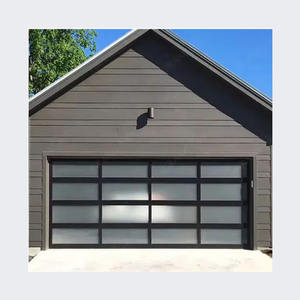 Section <span class=keywords><strong>de</strong></span> <span class=keywords><strong>porte</strong></span> <span class=keywords><strong>de</strong></span> <span class=keywords><strong>garage</strong></span> automatique étanche en alliage d'aluminium et acier avec <span class=keywords><strong>poignée</strong></span> à ressort en verre métallique fini pour usage domestique - Product Image 5