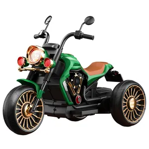 Sıcak Model elektrikli motosiklet araba binmek üç tekerlekli motosiklet 6V güç pil çocuk motosikleti elektrik