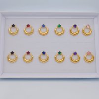 Pendientes de Acero Inoxidable de Estilo Retro Europeo Americano Simples y a la Moda, Aros Personalizados Versátiles y de Tendencia para Fiestas