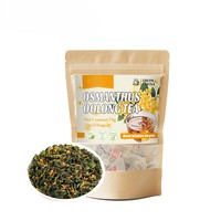 Thé Oolong Floral Parfumé Frais Sans Sucre Personnalisé OEM, Sachets de Thé Floral à Infusion Chaude et Froide à l'Osmanthus, Pour la Santé