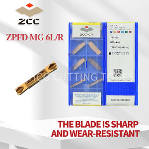 Insertos de Carburo ZCC CT ZPFD ZPFD0302-MG-6R YB9320, Herramienta de Torneado CNC, Cortador de <span class=keywords><strong>Torno</strong></span>, Herramientas de Corte de Doble Extremo, <span class=keywords><strong>Cuchilla</strong></span> CNC - Product Image 2