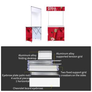 Promotion Custom Logo Folding Pvc Counter Portable Display <b>Table</b> for Advertising - Product Image 4