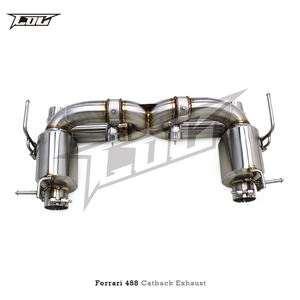 OEM SS304 Valvetronic Catback sistema di scarico per <span class=keywords><strong>Ferrari</strong></span> 488 V8 3.9T 2015-2019 T304 valvola di scarico silenziatore con telecomando - Product Image 3