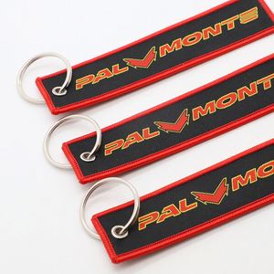 Porte-clés personnalisé avec logo brodé, inspiré des marques de motos, en tissu, pour accessoires et cadeaux de motards - Product Image 2