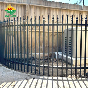 Recinzione da <span class=keywords><strong>Giardino</strong></span> <span class=keywords><strong>in</strong></span> <span class=keywords><strong>Ferro</strong></span> Battuto Rivestita <span class=keywords><strong>in</strong></span> PVC Ecologica Anti-UV Anti-Arrampicata Certificata CE - Product Image 4