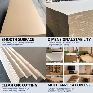 Pannello <span class=keywords><strong>MDF</strong></span> <span class=keywords><strong>Grezzo</strong></span> 18mm 1220x2440mm, Pannello <span class=keywords><strong>MDF</strong></span> Liscio di Grado Mobili, Fibra a Media Densità, Fornitura Diretta dalla Fabbrica - Product Image 5
