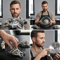 Service d'impression 3D sur mesure à prix d'usine, prototypage rapide en métal, plastique, ABS