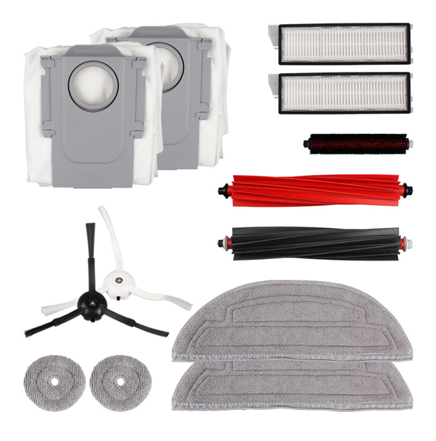 COMPASS Household Eco-friendly High Efficiency Accessories Roborock S8 MaxV Ultra Plastic Manual Roller Brush Edge Filter Vacuum