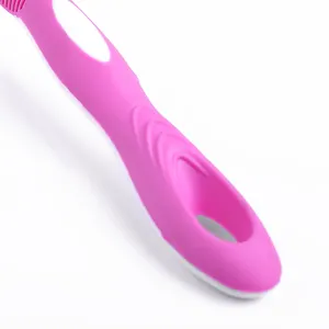 12 pezzi manico in gomma all'ingrosso colore rosa 3 lame rasoio usa e getta rasoio da barba donna