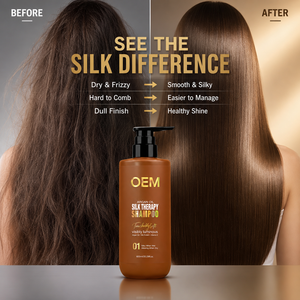 Champú de aceite de argán marroquí de limpieza profunda, sin sulfatos ni parabenos, para cabello seco, al por mayor. - Product Image 2
