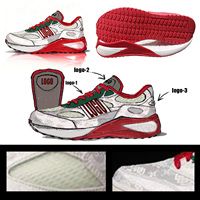 Chaussures de sport unisexes personnalisées de luxe de marque célèbre originales en cuir vintage de style tennis décontracté