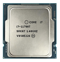 Processeur Intel Core i7-11700T 11e génération, CPU d'origine reconditionné Grade A testé 1,4 GHz LGA1200 pour ordinateur de bureau