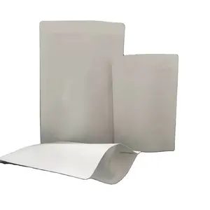 定制印刷小袋铝箔白色三面密封化妆刷平板批发包装单袋