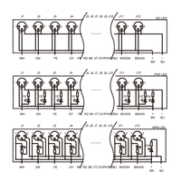 Boîtier de distribution de terminaison M8 à 12 ports, signal unique, type IEC, indice de protection IP67, 6A 10-30V, pour usage industriel