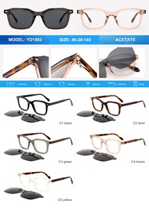 Gafas de Sol Polarizadas de Lujo Personalizadas para Hombre, Diseño Cuadrado 2026, Gafas de Sol Unisex de Acetato - Product Image 3
