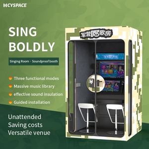 Kiosques de karaoké de studio professionnel Distributeurs automatiques intelligents Mini écran tactile Télécharger <span class=keywords><strong>MUSIQUE</strong></span> Vidéo Songs Booth pour immeuble de bureaux - Product Image 2