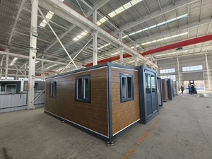 Maisons préfabriquées portables de 20 pieds, personnalisées en usine, maison préfabriquée en conteneur pliable mobile de 40 pieds - Product Image 2