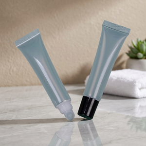 Tube cosmétique en plastique personnalisé, emballage souple pour gloss à lèvres, tube à presser pour crème pour les yeux et soins de la peau - Product Image 3