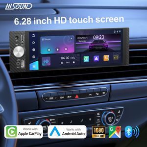Reproductor MP5 para Auto 1Din con Pantalla Táctil de 6.28 Pulgadas, Pantalla Incell, Estéreo para Auto, Carplay Inalámbrico, DSP, <span class=keywords><strong>YouTube</strong></span> - Product Image 3