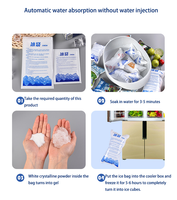 Pack de gel réfrigérant 400 ml pour livraison de denrées alimentaires, pour une expérience d'expédition améliorée