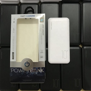 Caricabatterie portatile da <span class=keywords><strong>10000</strong></span> <span class=keywords><strong>Mah</strong></span> Power Bank Display a LED Power Bank ultra sottile nero - Product Image 4