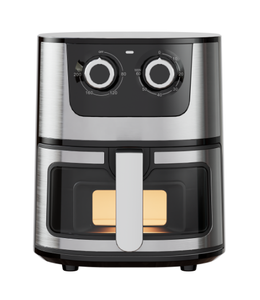 Freidora de Aire de Tamaño Pequeño con Control Manual, Capacidad de 4.5 L, Panel Mecánico de Acero Inoxidable - Product Image 1