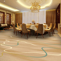 Moquette haut de gamme mur à mur pour hôtel 5 étoiles, tapis de sol de luxe à motifs géométriques, moquette large pour couloir d'hôtel et salle de billard