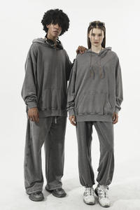 350 grammo 100% cotone Unisex <span class=keywords><strong>felpe</strong></span> acido lavaggio <span class=keywords><strong>con</strong></span> <span class=keywords><strong>cappuccio</strong></span> <span class=keywords><strong>felpe</strong></span> <span class=keywords><strong>Vintage</strong></span> stringa meno Oversize Top dei pesi massimi - Product Image 5