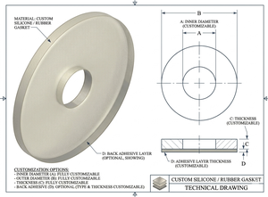 Personnalisable vente en gros silicone mini antidérapant auto-adhésif silicone caoutchouc pieds pad pour hp ordinateur portable clavier meubles - Product Image 3