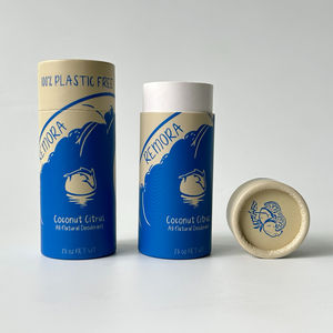 หลอดกระดาษคราฟท์ทรงกลมแท่งกันแดดแบบย่อยสลายได้หลอดกระดาษทรงกระบอกสำหรับบรรจุโลชั่นโลโก้ตามสั่ง - Product Image 1