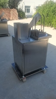 Meilleure qualité frais jeune noix de coco ouvert Cutter Machine hydraulique vieux noix de coco Cutter
