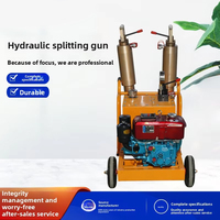 Petite machine hydraulique portable de fendage de roche avec moteur et moteur, force de 900T-1200T, garantie 1 an, fabriquée en Chine continentale