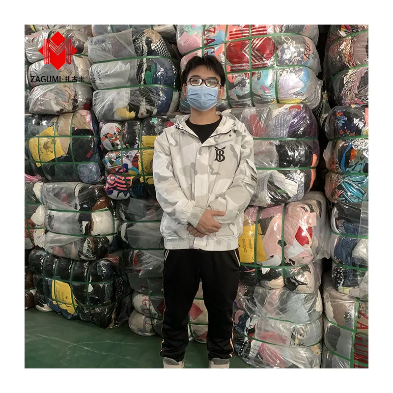 ZAGUMI Women Denim Coat Mens Jacket Thrift Used Clothes Bulk Wholesale  Clothing Second Hand Clothes Bales From Uk 45kg-50kg