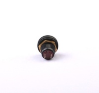 Interrupteur à bouton-poussoir étanche IP67 à verrouillage automatique TOOWEI 12 mm pour petites excavatrices
