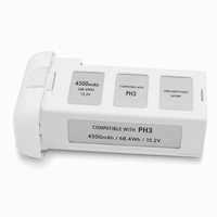 Batería Phantom 3 de 4500 mAh y 15.2 V, Batería de Vuelo Inteligente para la Serie DJI Phantom 3, LiPo 4S de 68.4 Wh, 23 Minutos de Tiempo de Vuelo