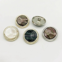 Boutons en métal personnalisés JINYU, boutons fantaisie en strass dorés pour vêtements, boutons à tige en alliage de zinc sans nickel