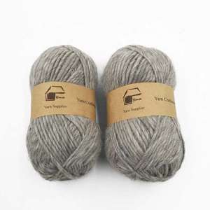 Vente en gros 100% laine 1NM/1 fil à tricoter doux et chaud à la main fil de laine d'Islande pour tricoter des chandails confortables - Product Image 3