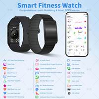 Pulsera Inteligente Dodobit DT66 con Chips Nórdicos, Monitor de Salud y Ejercicio, Monitor de Ritmo Cardíaco y Sueño, Pulsera Deportiva Inteligente