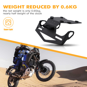 Support de plaque d'immatriculation NICECNC avec éclairage LED pour <span class=keywords><strong>Yamaha</strong></span> <span class=keywords><strong>Tenere</strong></span> <span class=keywords><strong>700</strong></span> 2019 <span class=keywords><strong>2020</strong></span> 2021 2022 2023 2024 - Product Image 4