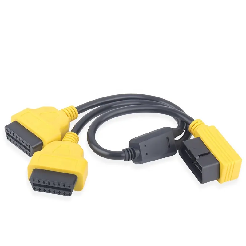 OBDII Cable 1 in 4 Sliptter Adapter Cable Car 16 pin OBD2 Male to Female Connector Cable Car OBD2 Extension Wire
