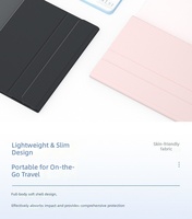 Étui pour tablette avec clavier tactile et souris sans fil, support pour stylet intégré, coque de protection pour iPad 11e génération A16