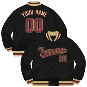 Vestes universitaires brodées personnalisées de haute qualité Veste de baseball personnalisée pour hommes Vestes Varisty <span class=keywords><strong>grande</strong></span> <span class=keywords><strong>taille</strong></span> surdimensionnées pour hommes - Product Image 1