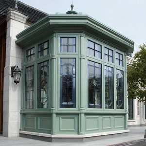 Fenêtre à battant française en aluminium insonorisée de style européen moderne XIYATECH, conception insonorisée pour grandes maisons, baies vitrées - Product Image 1